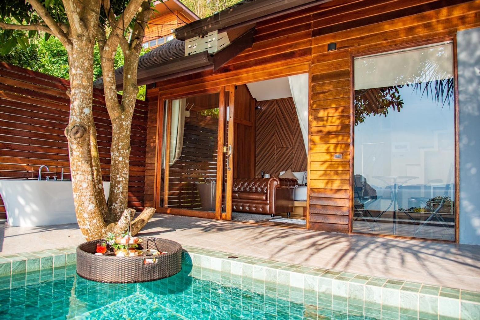 เขาทองพูลวิลล่ากระบี่ Khaotong Pool Villa Krabi Ban Nai Sa Exterior photo