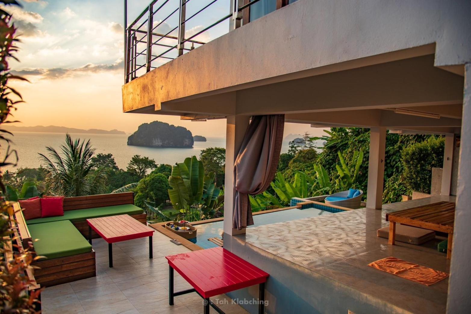 เขาทองพูลวิลล่ากระบี่ Khaotong Pool Villa Krabi Ban Nai Sa Exterior photo