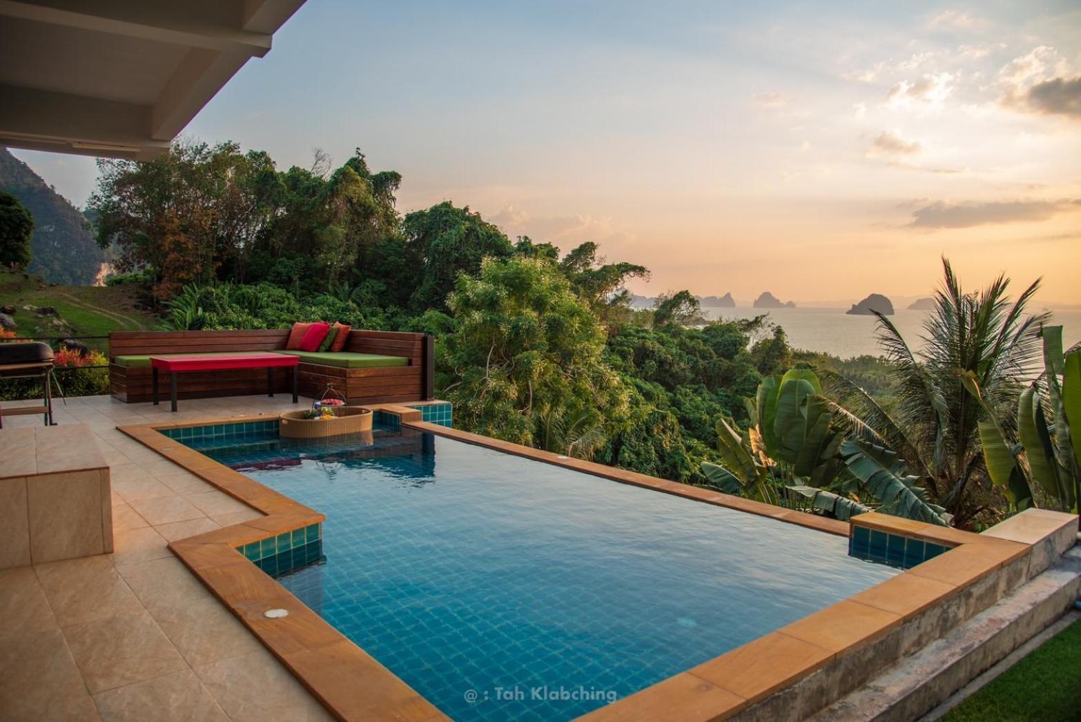 เขาทองพูลวิลล่ากระบี่ Khaotong Pool Villa Krabi Ban Nai Sa Exterior photo